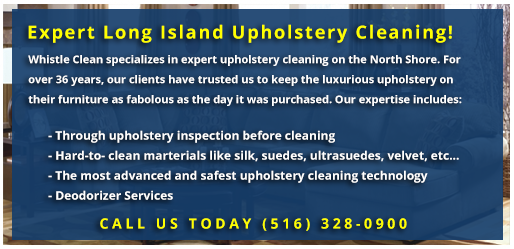 Whistle Clean Long Island Upholstery Cleaning
